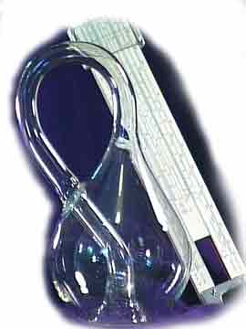 Emerald Glass Klein Bottle