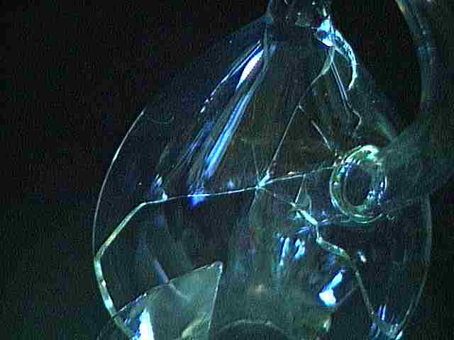 A big, broken Klein Bottle - wish that I hadn't dropped it!